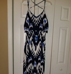 💕NWOT💕 Strappy Navy Blue, White, Light Blue Maxi